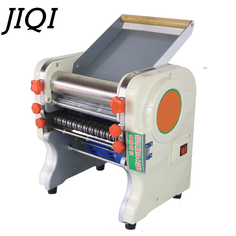 

JIQI household electric Noodle pressing machine commercial stainless steel noodles rolling Pasta maker for wonton dumpling EU US