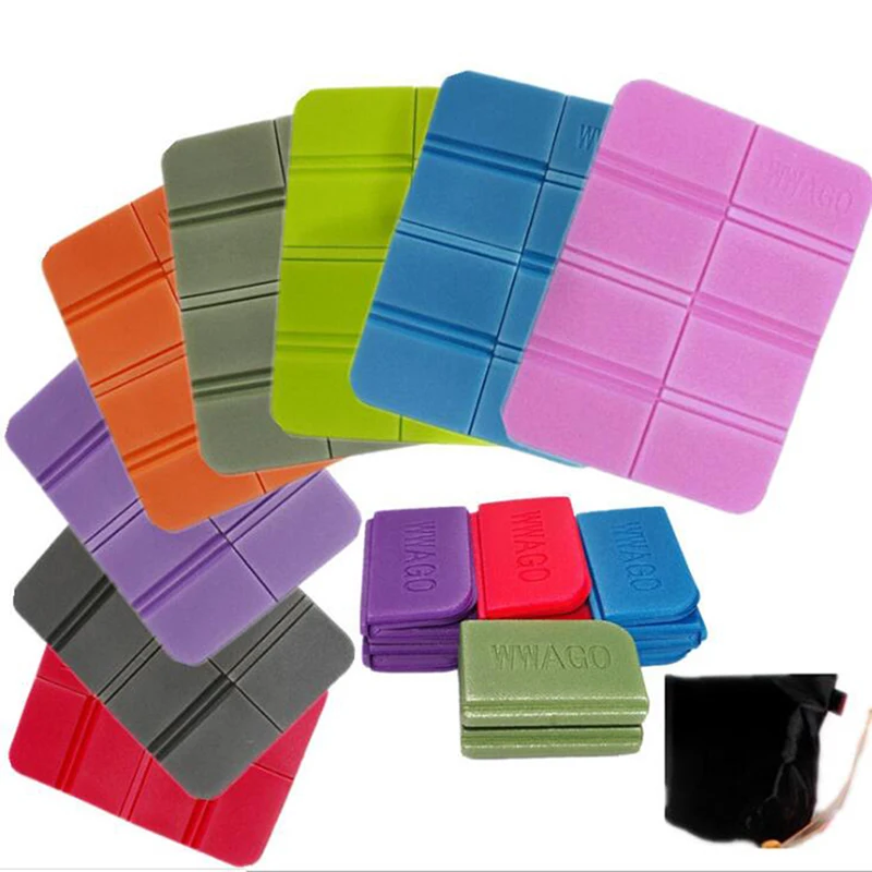 

8 Folder Beach Pad Camping Mat Folding Portable Small Cushion Moisture-Proof Waterproof Prevent Dirty Picnic Mat