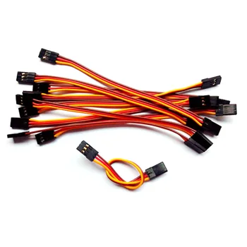 

100mm 10cm 500pcs/lot JR male to male lead servo extension lead cable wire connecting futaba cable for RC Helicopter Wholesale