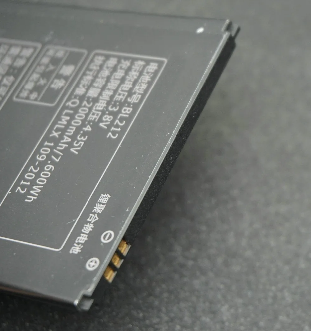 LehonS 2000 mAh/7.6Wh запасная батарея для сотового телефона Lenovo S8 A708T A628T A620T A780E A688T S898T BL212 BL
