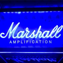 K168-Маршак Гитары усилитель нижних частот светодиодный световой знак