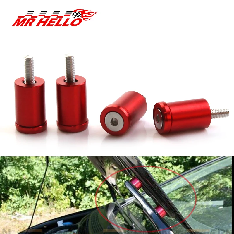 Universal Racing Aluminum 1" Billet Hood Vent Spacer Riser Kits For All