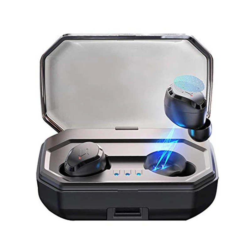 

S8P Wireless Bluetooth 5.0 Earbuds Headset IPX6 Waterproof Sport Wireless Stereo Earphone with Mic Charging Box For Xiaomi Phone