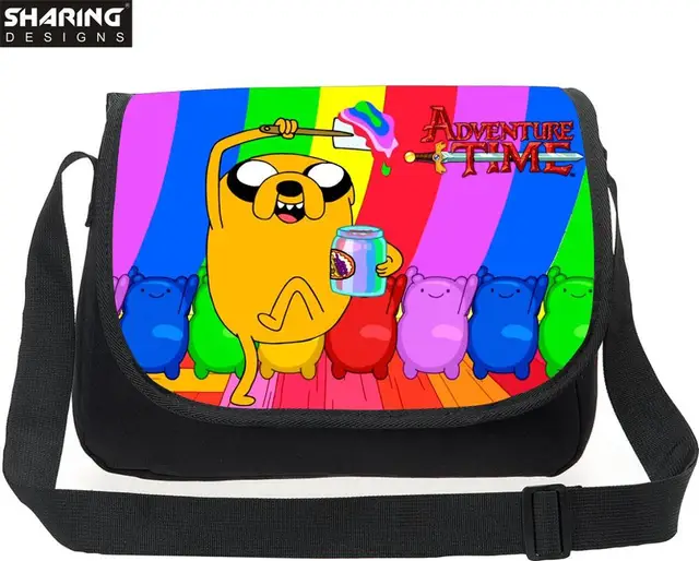 New Adventure Time Mini Messenger Bag Jake & Finn