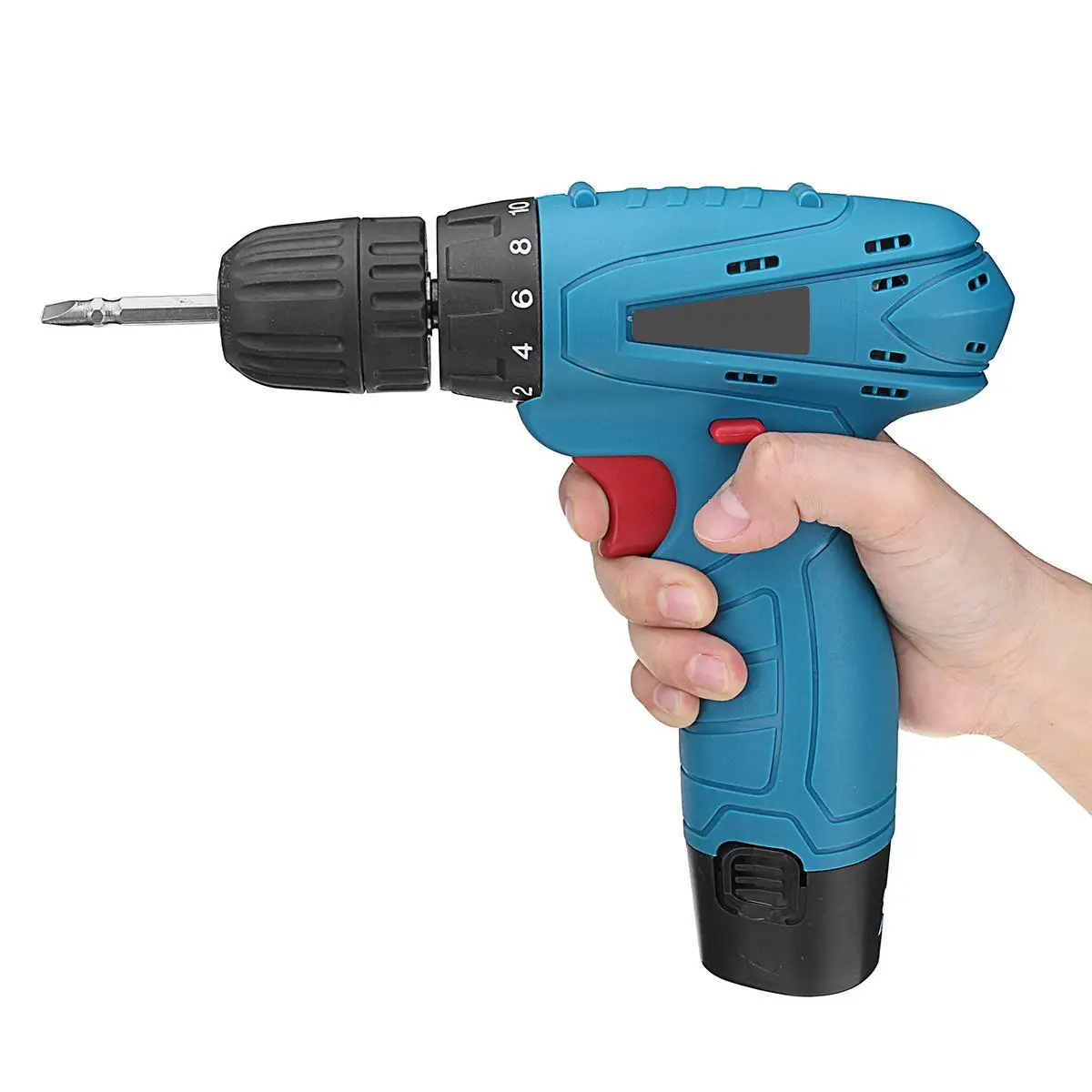 Drillpro 12V Wireless Cordless Electric Drill Wrench Power Tools Lithium-ion Rechargeable Electrodrill Electric Screw Driver