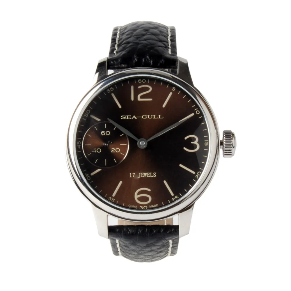 

Seagull Small Second Coffee Dial Large Numerals ST36 Movement Mechanical Hand Wind Men's Watch Sea-gull 819.77.5000