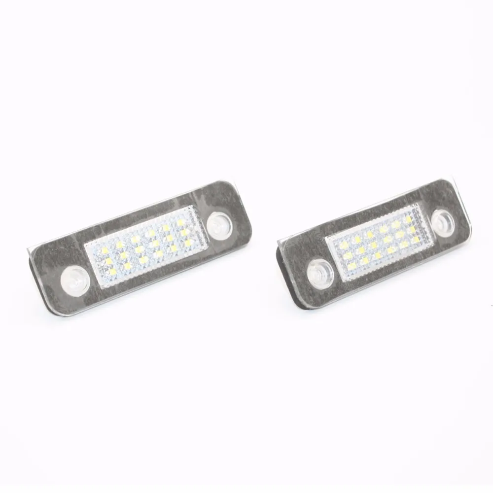 License Number Plate Light for Ford Mondeo MK2 Fiesta Fusion Error Free 18 White LED Rear Lamps Car Accessories Bulbs | Автомобили и
