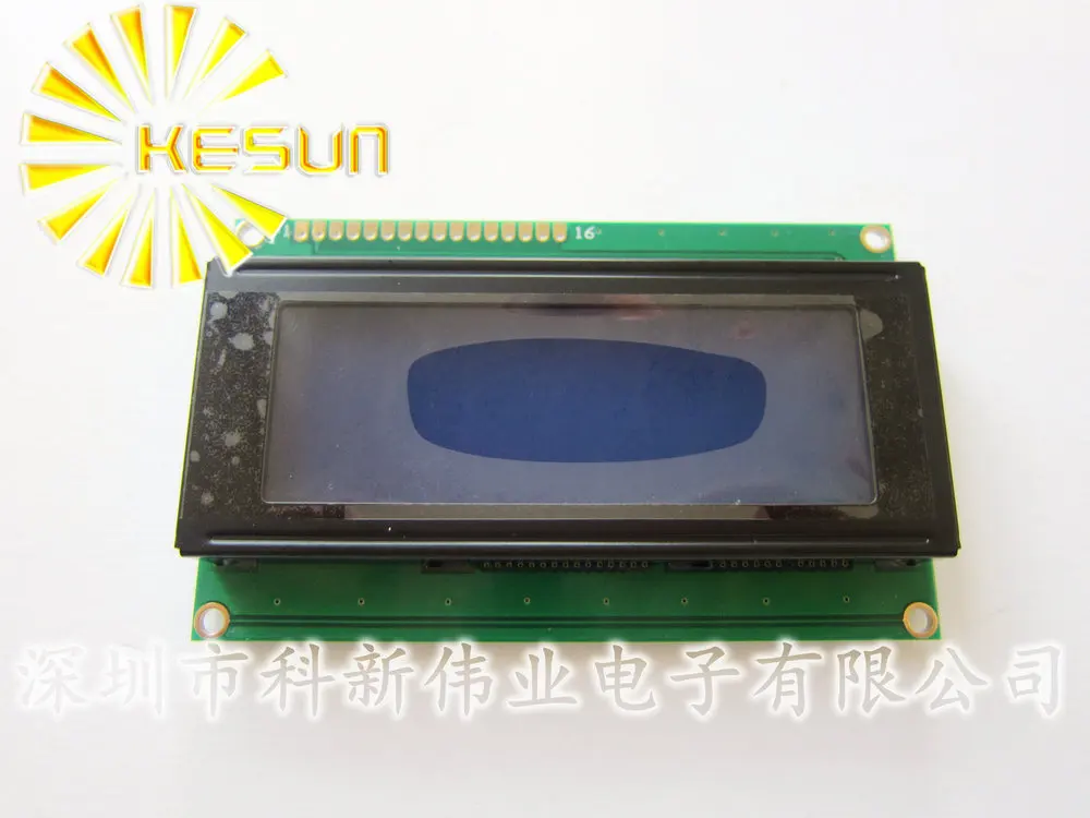 

FREE SHIPPING 5PCS/LOT 5V Blue Screen 2004 LCD 2004A 20X4 LCD 2004 MODULE Light Beads