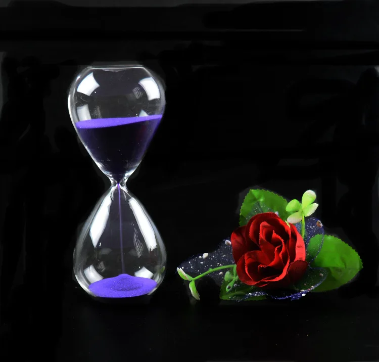 1 шт. стиль стекло 30 минут песочное стекло счетчик времени таймер обратного счета часы из стекла креативный подарок домашний декор цвет случайный JY 1189