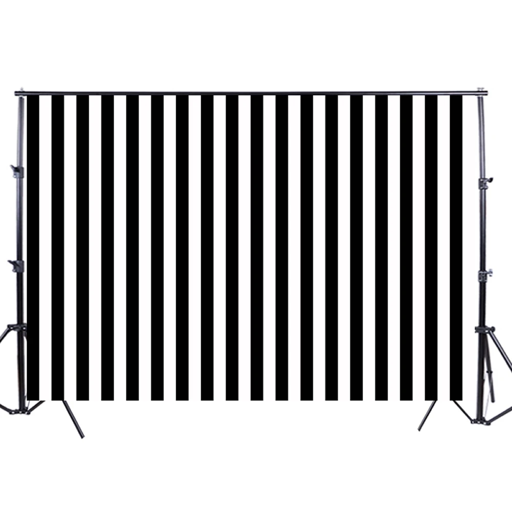 

white black stripes background photography studio photo backdrop background backdrop XT-3595