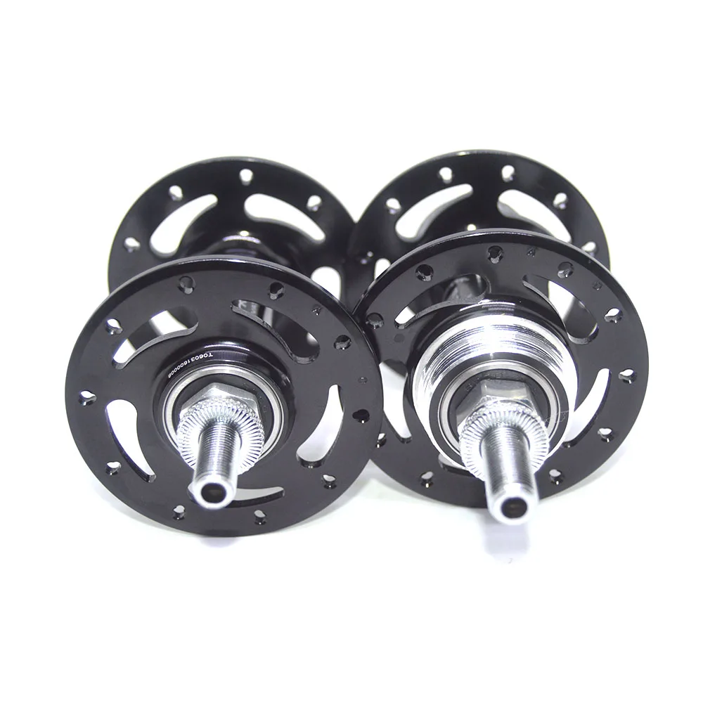 Bicycle Hub Novatec 165 166 Front&Rear Fixed Gear Hub Track Bike Axle Part Bearing Steel Hub Fixed Gear Bicycle Hub 20-24H/32-32h