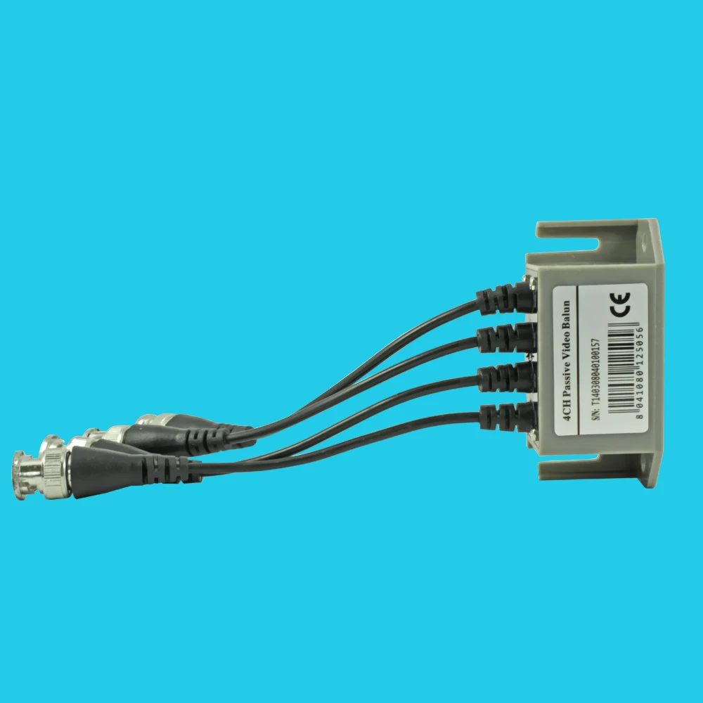 UTP 4 CH Passive Video Balun Transceive 4CH Channel Passive Video Balun Receiver - Video Balun, Passive Video Balun