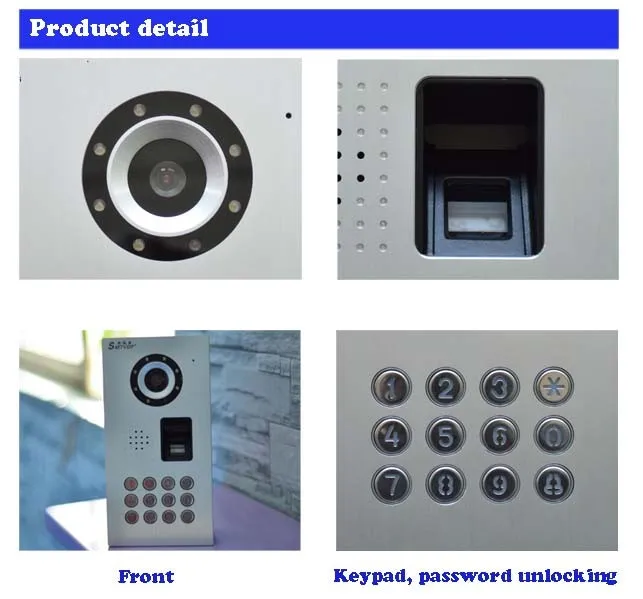 Sale XinSiLu Luxury top quality 10"Video Door Phone,HD IR Metal Camera w/t FRID panel,home Intercom System doorbell 3Cameras+1monitor 3