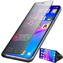 ACTUTECH Clear Mirror View Case For Oneplus 7 Pro 6t 5T Flip PU Leather Stand Phone Cover For oneplus 7 6 5 Case For A Plus7