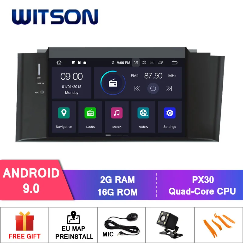 RD5626 Android 9.0 WITSON Android 9,0 Восьмиядерный(Восьмиядерный) 4G ram автомобильный dvd-плеер gps для CITROEN C4L 2012 автомобильный стерео сенсорный экран автомобильный DVD gps - Цвет: RD5626 Android 9.0