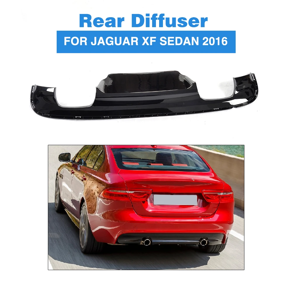 PP автомобильный Стайлинг авто задний бампер диффузор спойлер для Jaguar XF седан