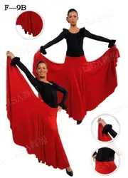 Для женщин леди Фламенго платье юбка испанский костюмы для фламенко платье танцев юбки женщин танцевальные костюмы фламенко