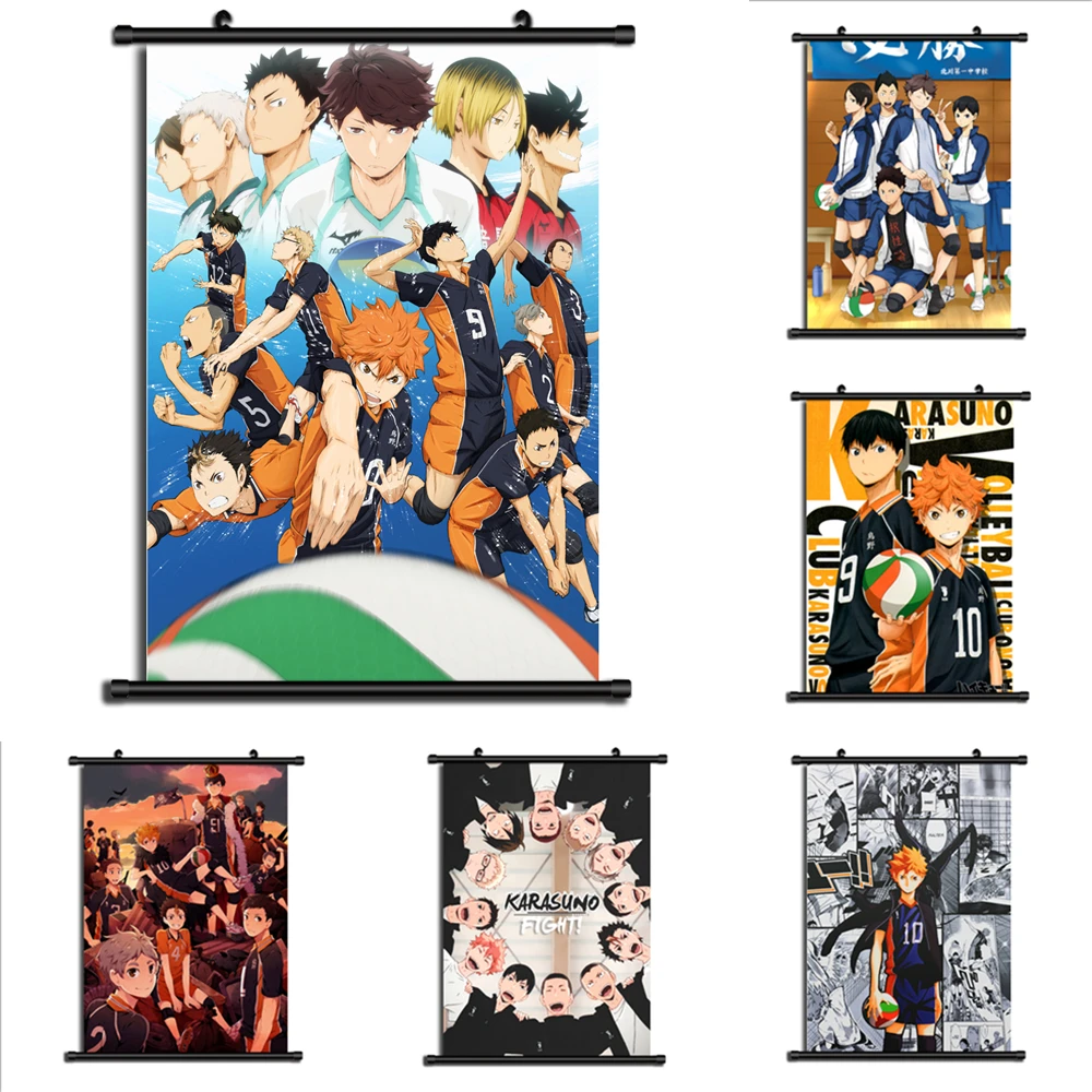 Haikyuu! Haikyuu Аниме Манга настенный плакат свиток украшение для дома настенное