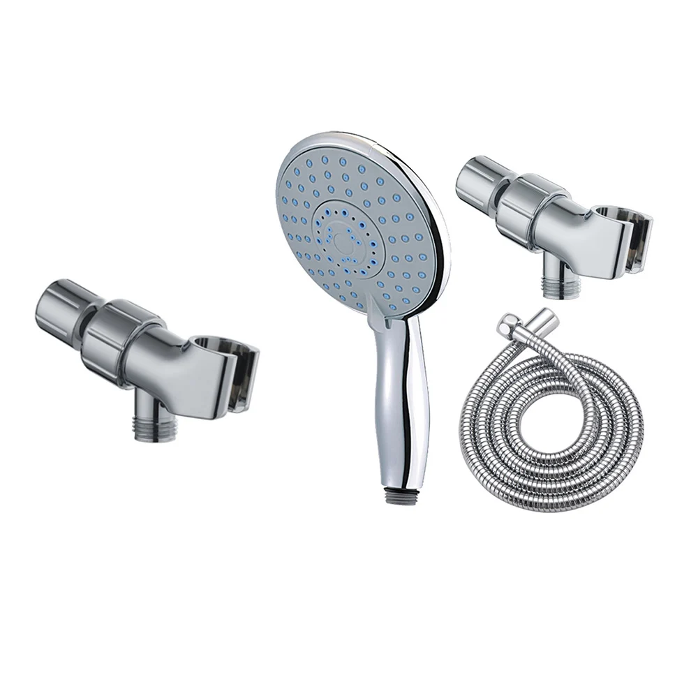 5 Mode Hand Shower+Stainless Steel Plumbing Hose+Adjustable Holder Shower Sets Sanitary Ware Suite Bathroom Shower Set 5 Mode Hand Shower+Stainless Steel Plumbing Hose+Adjustable Holder Shower Sets Sanitary Ware Suite Bathroom Shower Set