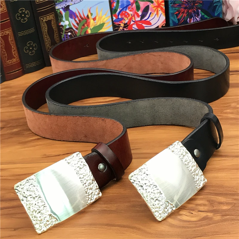 Металлический кожанный браслет мужской ремень Ceinture Homme мужской ремень из натуральной кожи мужской ремень Riem Талия мужской кожаный ремень широкий MBT0016