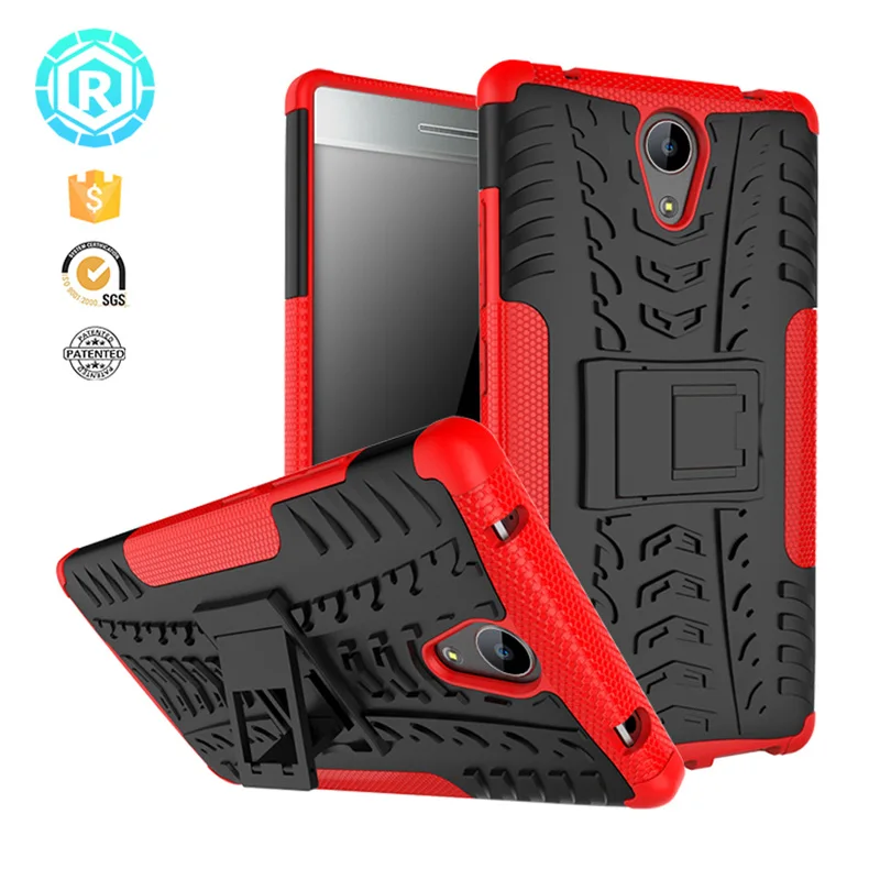 R Shockproof for lenovo phab 2 6.4 inch case Heavy Duty Hybrid Rugged