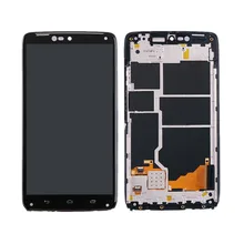 For Motorola Moto Turbo XT1254 LCD display and Touch Screen Digitizer glass with Frame assembly Free shipping free tools