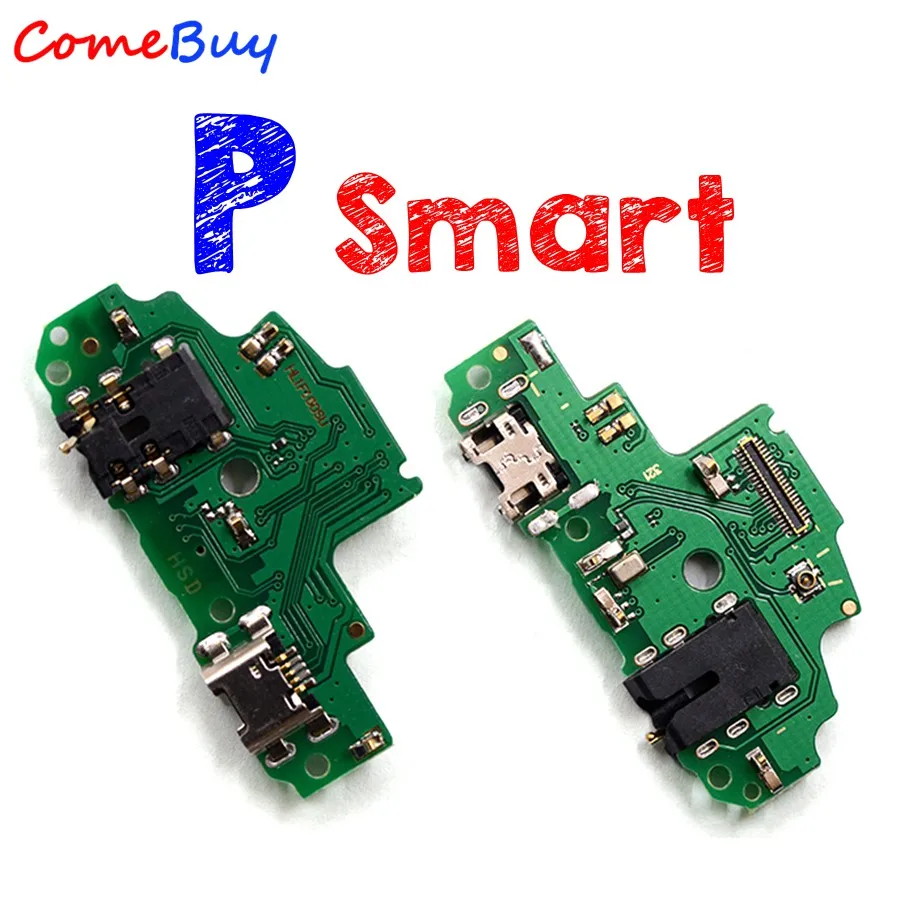 

For Huawei P Smart USB Charging Board Charger Dock Port For Huawei P Smart Charging Board Micro USB Headphone Audio Jack Port