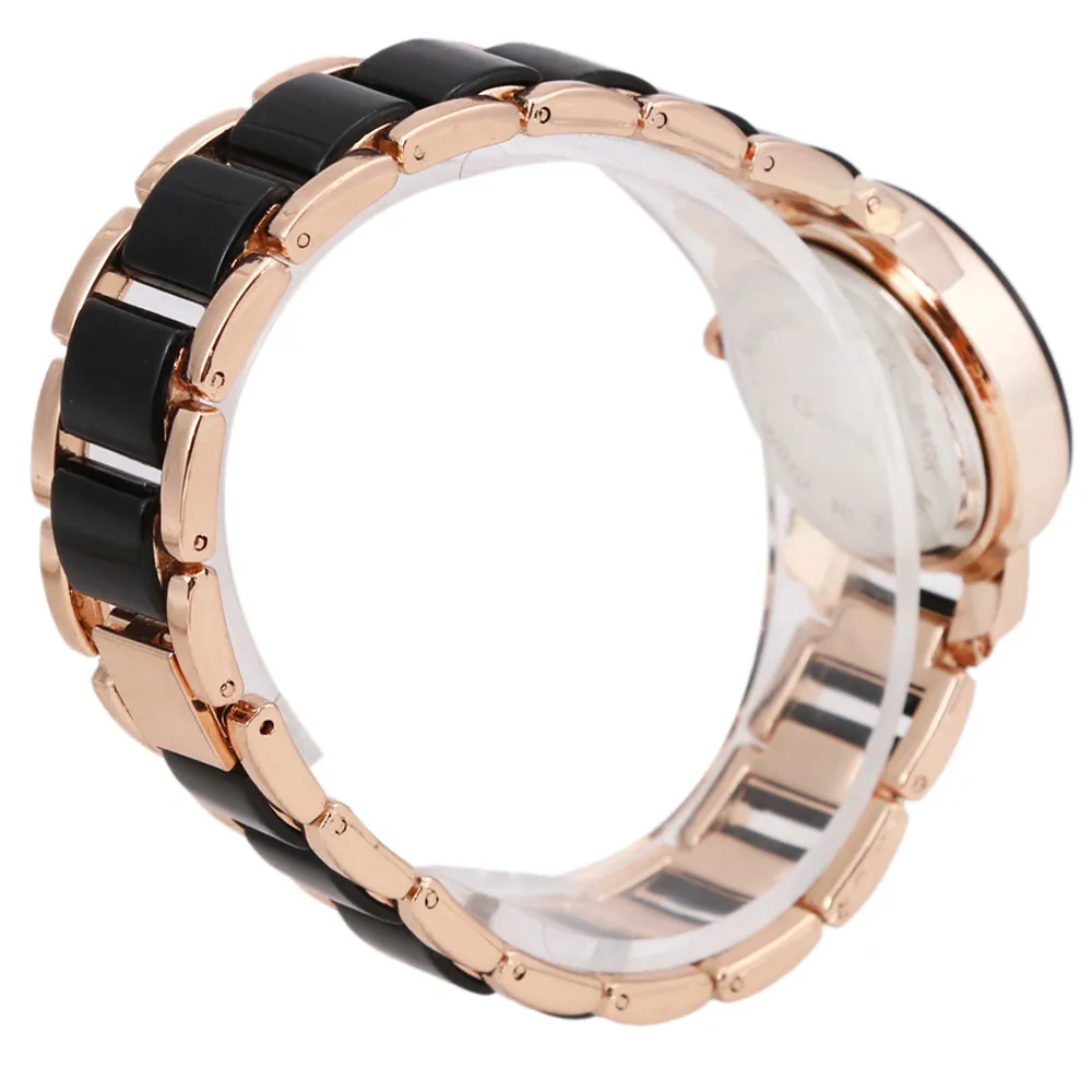 Модные керамические ремешок с кристаллами часы женские люксовый бренд из нержавеющей стали браслет часы женские кварцевые часы reloj mujer Часы