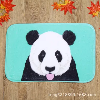 

The latest design lovely tongue panda home bedroom door mats carpet