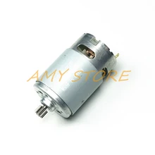 RS550 мотор 17 14 15 11 12 зубов 9 зубов 7,2 9,6 10,8 12V 14,4 V 16,8 18V 21 25 vgear 3 дюймов для беспроводной зарядки дрель электрическая отвертка