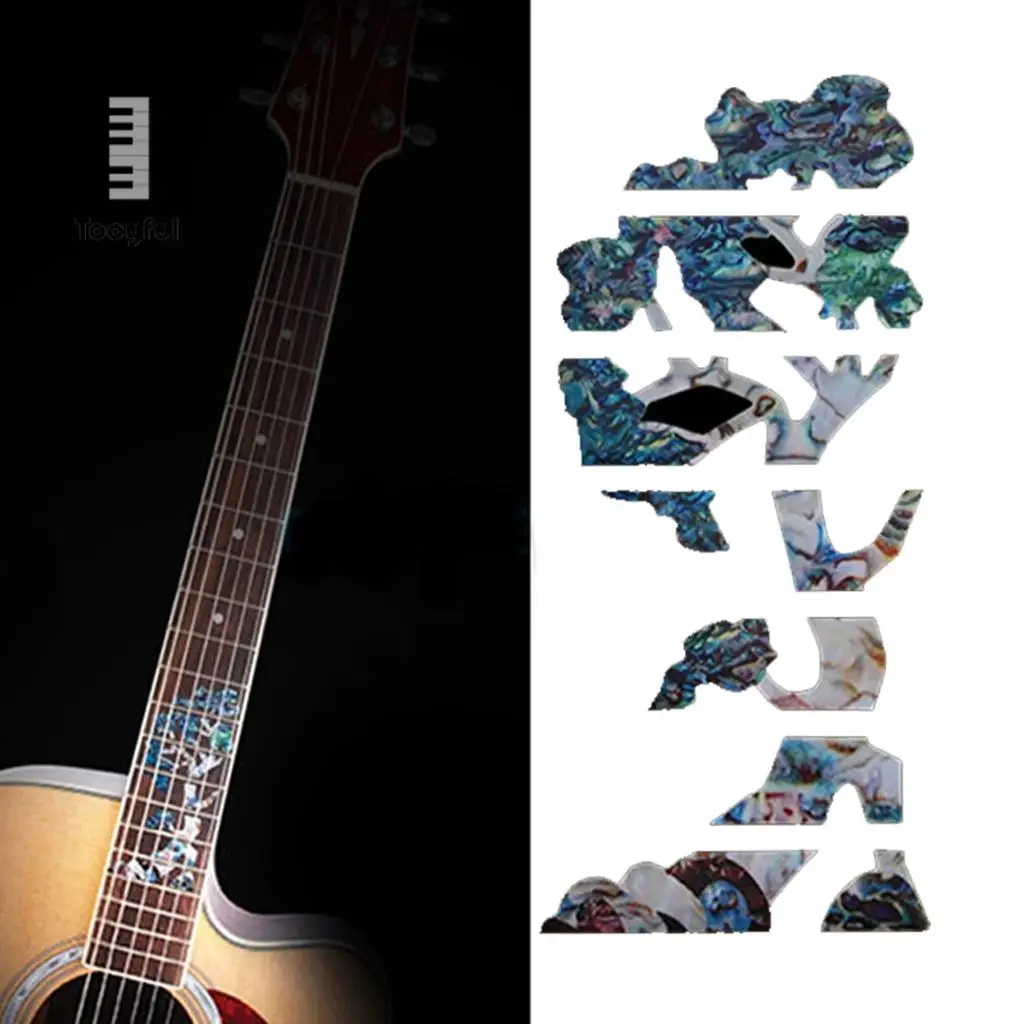 Fingerboard Sticker Marker DIY Guitar Neck Decoration Tree Decal for Music Lover