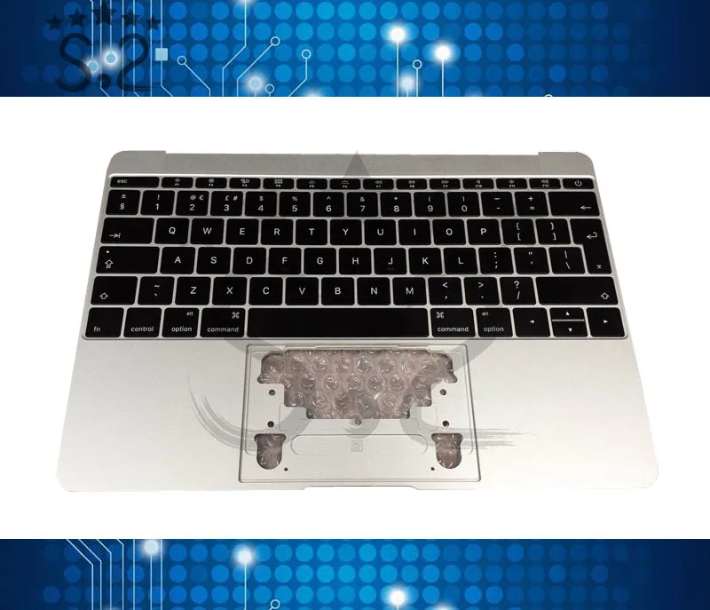 

OLOEY 99% New A1534 UK Topcase Keyboard and Backlight For Macbook 12" 2015 Year Top Case