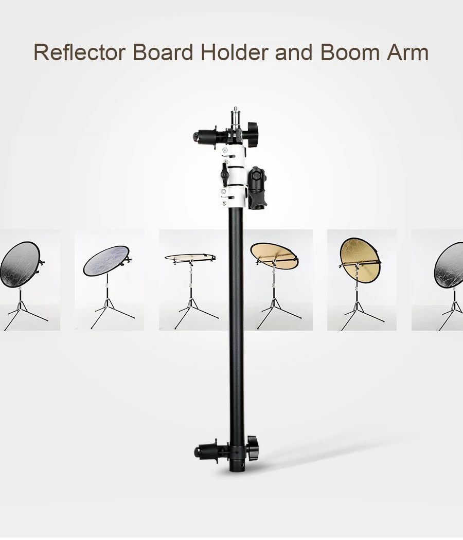 2в1 держатель отражателя кронштейн, стрела с 210 см портативный складной штатив светильник стойка для студийной вспышки Speedlide отражатель