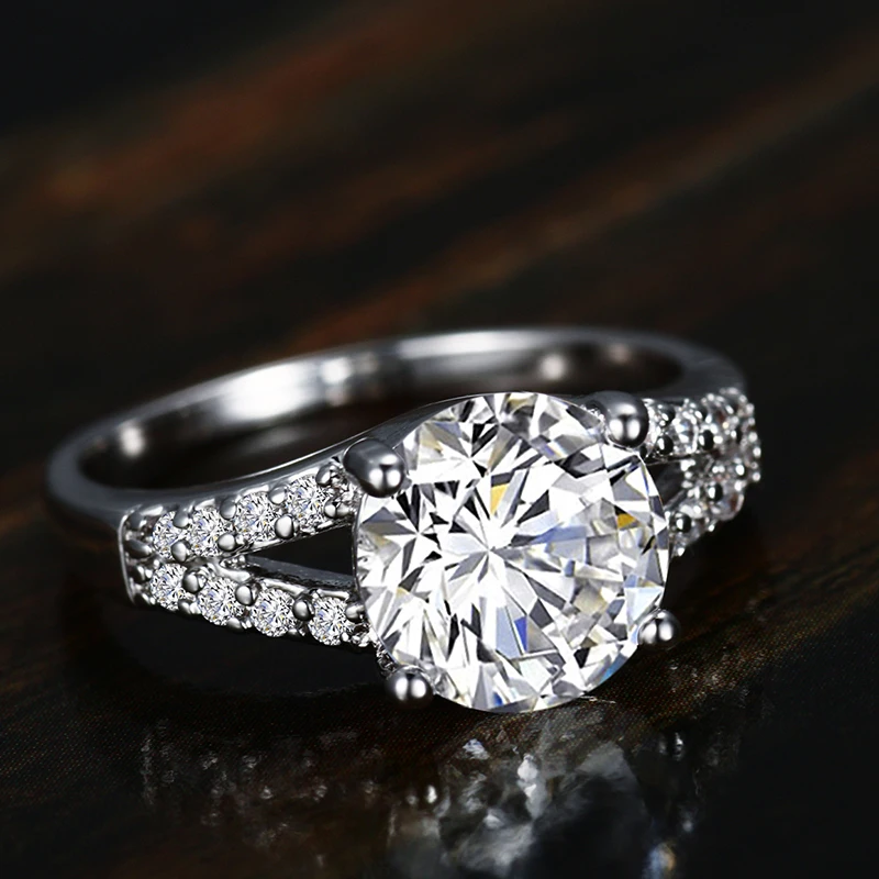 Классическое Обручальное кольцо sona 2 karat для женщин ALW1909|finger ring|engagement ringthe ring |