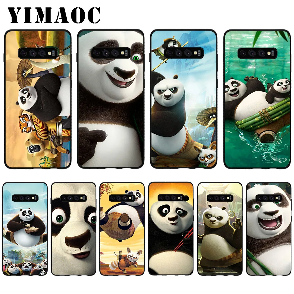 

YIMAOC Kung Fu Panda Soft Case for Samsung Galaxy S10 Plus S10e S6 S7 Edge S8 S9 Plus J6 M10 M20 M30
