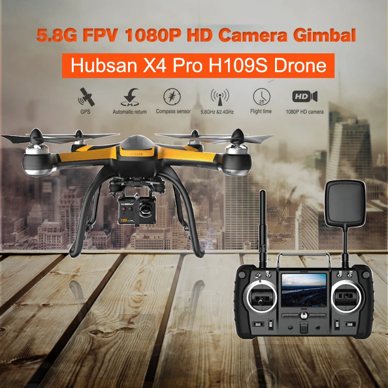 

Hubsan X4 Pro H109S Standard Edition 5.8G FPV With 1080P HD Camera  GPS RC Quadcopter RTF 3-axis Gimbal RC Drone