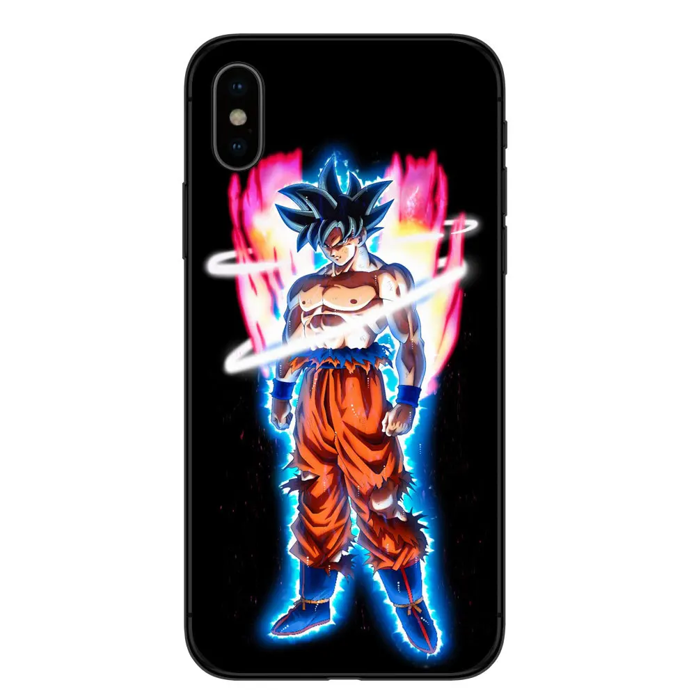 Dragon Ball Z Super DBZ Goku Fashion Coque для iPhone X XR XS MAX 8Plus 8 7Plus 7 6 6s plus 5s SE мягкий чехол для телефона ТПУ чехол Капа - Цвет: T2886