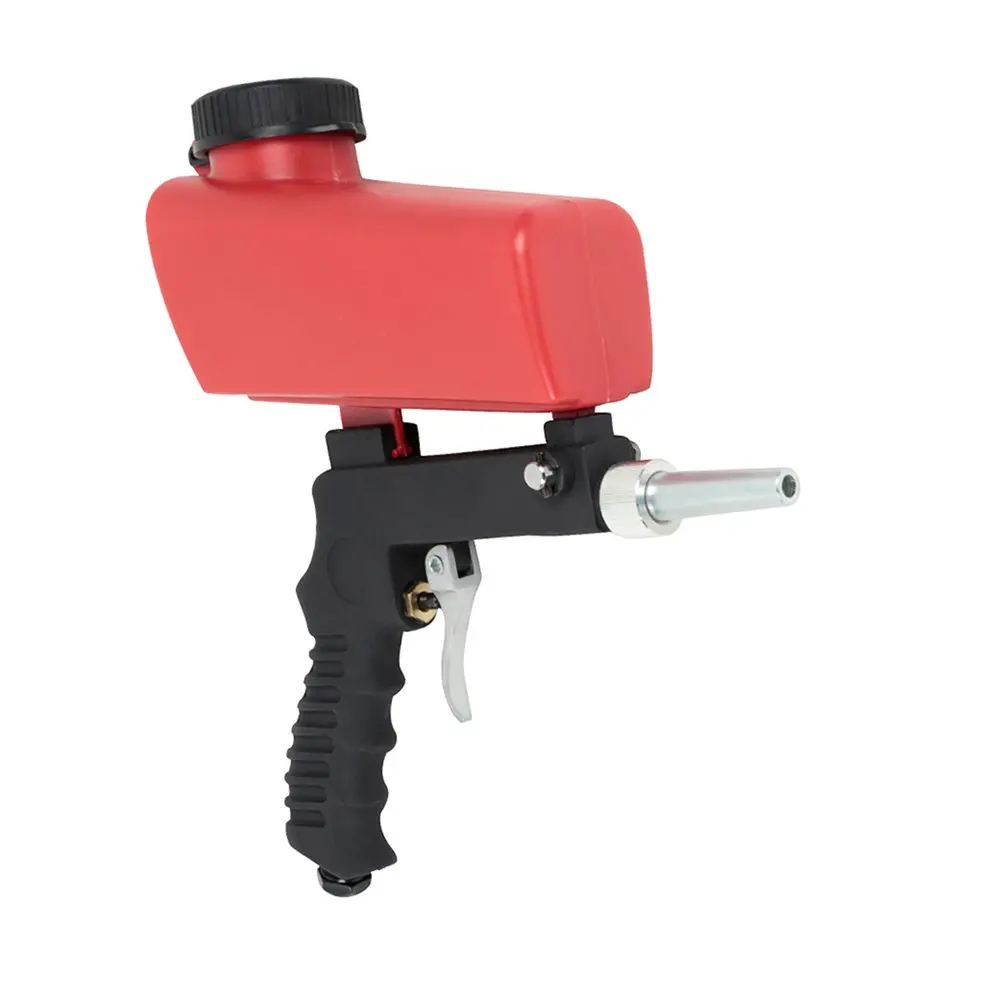 Gravity Feed Sandblasting Gun Air Sandblast Portable Speed Blaster Sand Spray Gun for Rust Removing Sandblaster