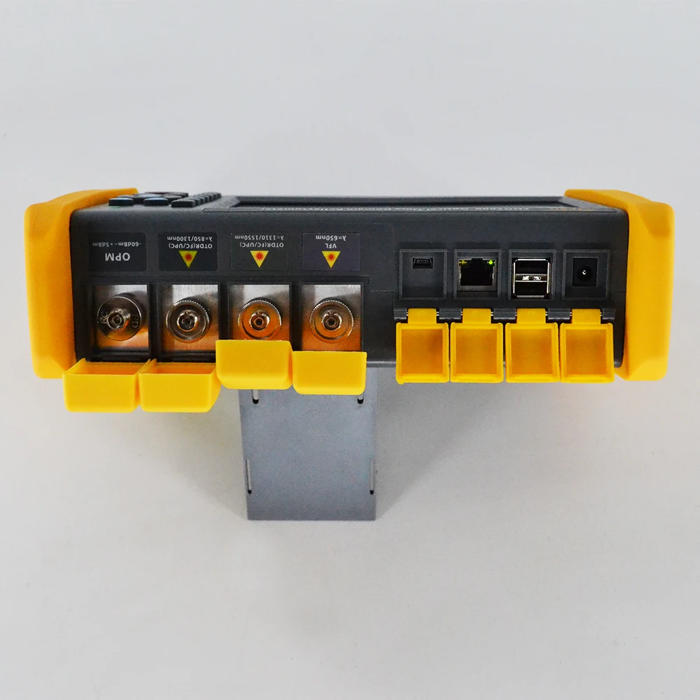 Новейшая версия 7 дюймовый SM OTDR 1310/1550 нм 35/33 дб встроенный VfL измеритель мощности