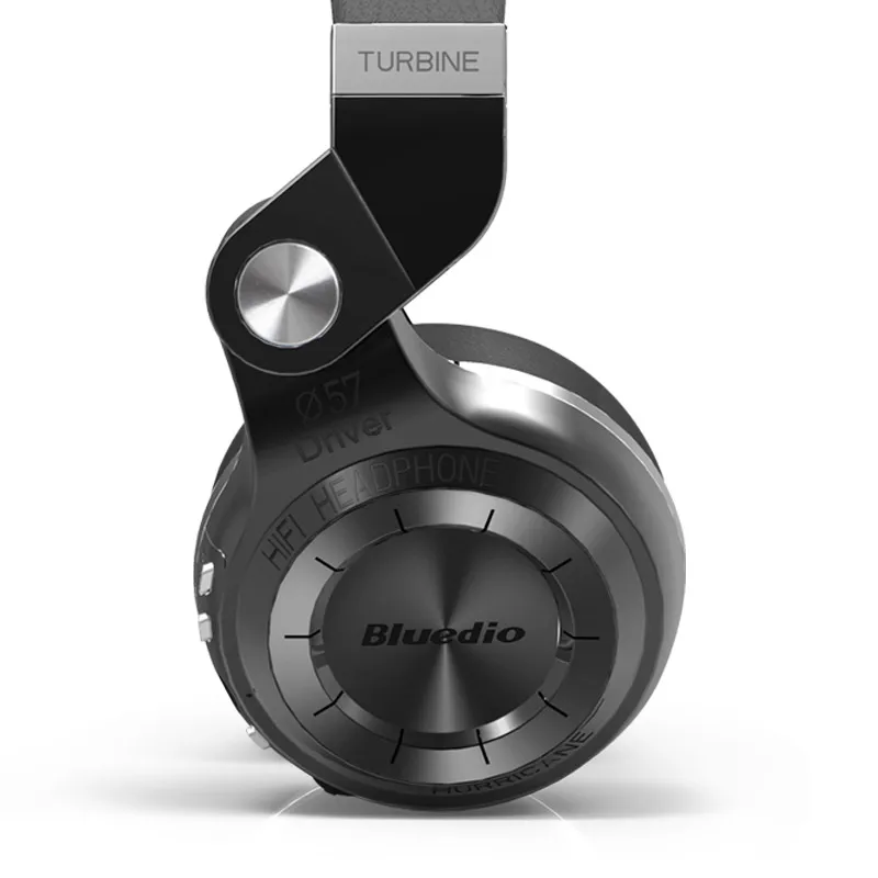 Original Bluedio T2+ Bluetooth headphones foldable wireless headsets with microphone for phones support FM radio & SD card