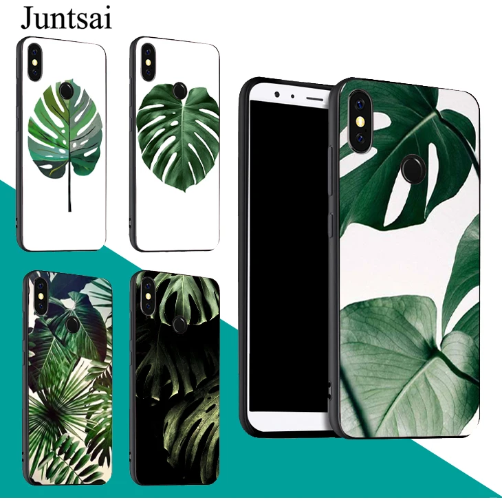 

Juntsai Monstera Leaves Palm Tree Soft TPU Case For Xiaomi Redmi 5 Plus Note 5 5A 6A 6 7 S2 4X Mi F1 9 8 6 6X A2 Mix 2 Max3