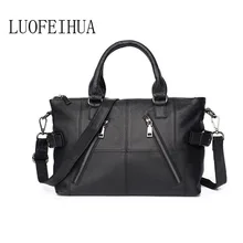 LUOFEIHUA кожаные сумки осень и зима новая модная сумка через плечо первый слой из воловьей кожи Повседневная модная мотоциклетная сумка