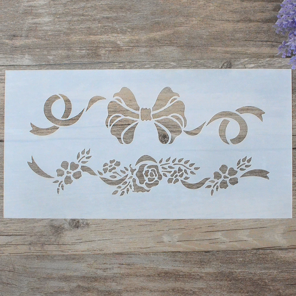 

DIY Craft Layering Bowknot Stencils For Walls Painting Scrapbooking Stamping Stamps Album Decorative Embossing Paper Cards