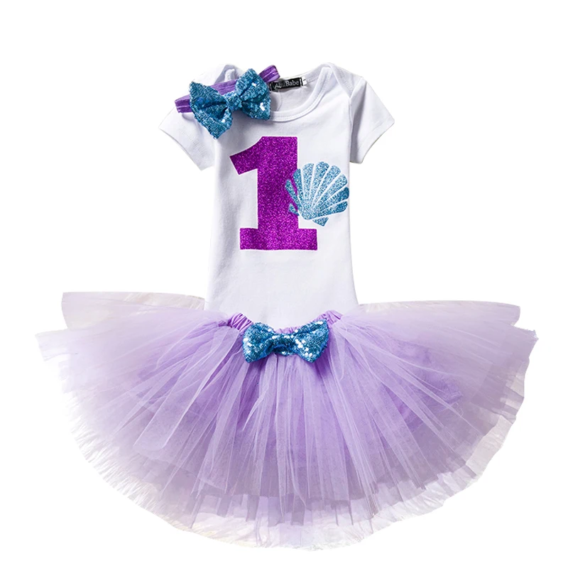 Платье-пачка на день рождения для маленьких девочек 1 год праздничные наряды для крещения для маленьких девочек, костюмы принцессы для девочек 12 месяцев - Цвет: 155