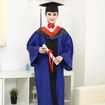 

Teenagers University Graduates Garment Boy Girl Cap Academic Uniform Master Degree College Graduation Clothes Cosplay Costume