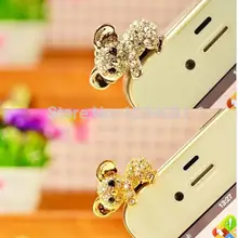 10 шт./лот Новинка в форме коалы 3,5 мм затычка от пыли в разъем для колпачок для наушников для iPhone 6s плюс samsung S6 S7 мобильного телефона, защищает телефон от пыли разъем