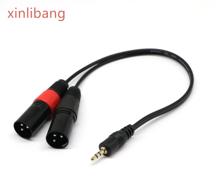 3 5 мм mini jack стерео TRS для двойного XLR pin Male Plug несбалансированный кабель соединения