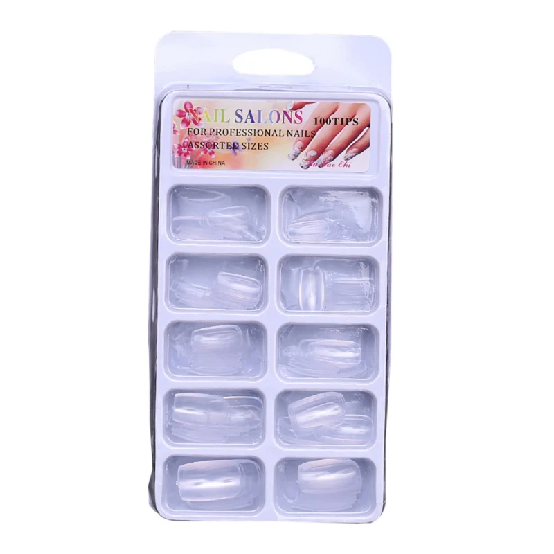 

Nail Tips For Practice Hand Flexible Fake Human Fingers Personal Nail Trainer Salon Nail Art Equipment Manicure 100PCS