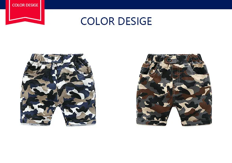 Baby Boys Denim Jeans Trousers Elastic Waist Jean Shorts Summer Children Boy Handsome Casual Short Pants