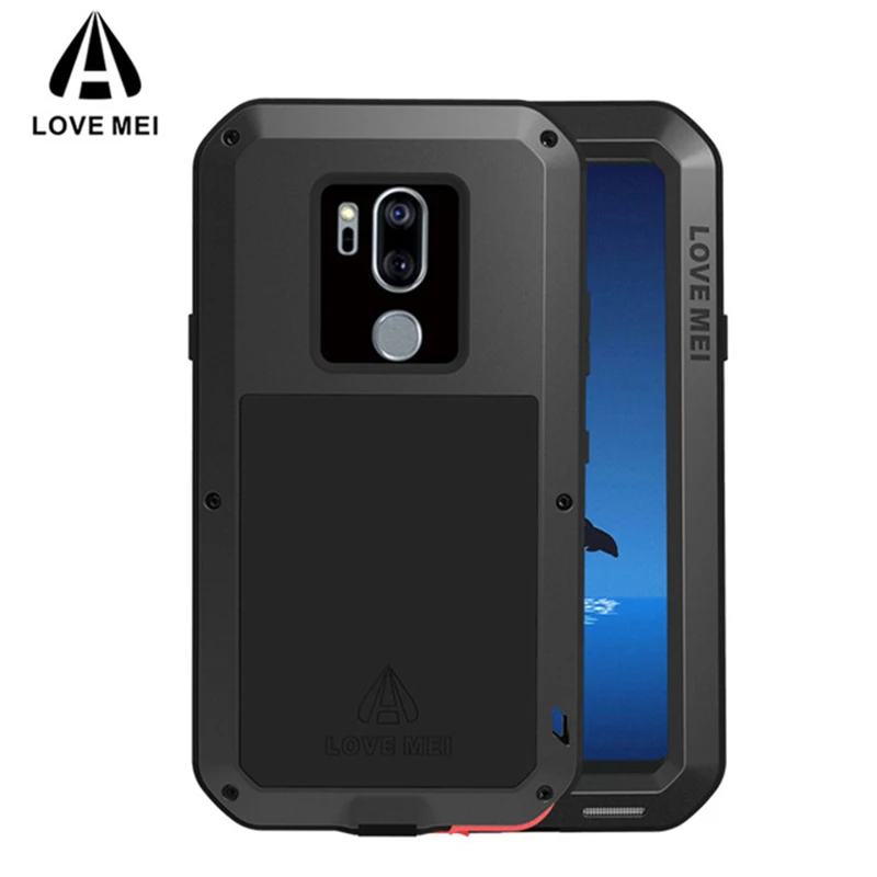 Оригинальный противоударный металлический чехол LOVE MEI для LG G7 алюминиевый